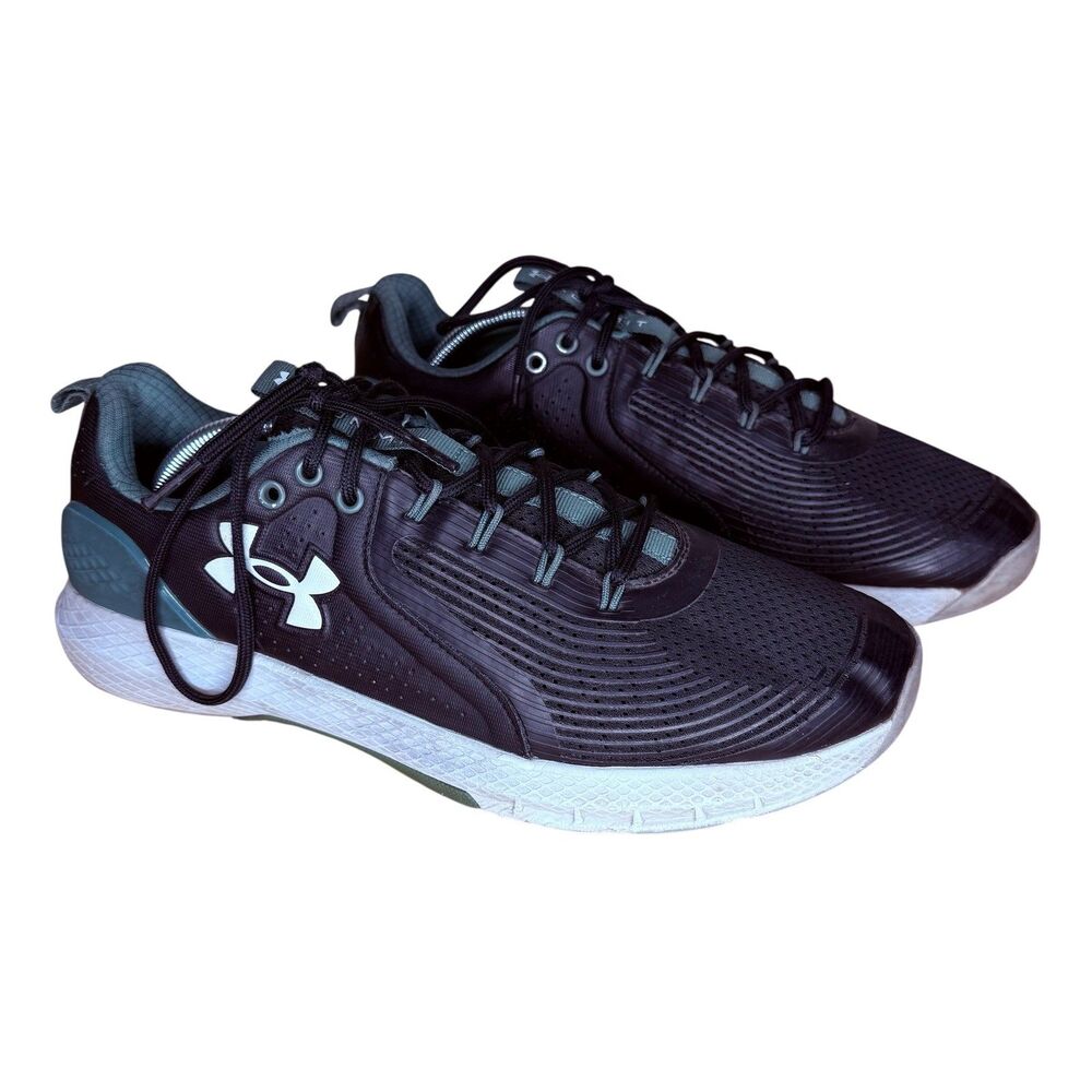 Under Armour Charged Commit TR 3 Mens Size 11.5 Black Training Shoes Sneakers